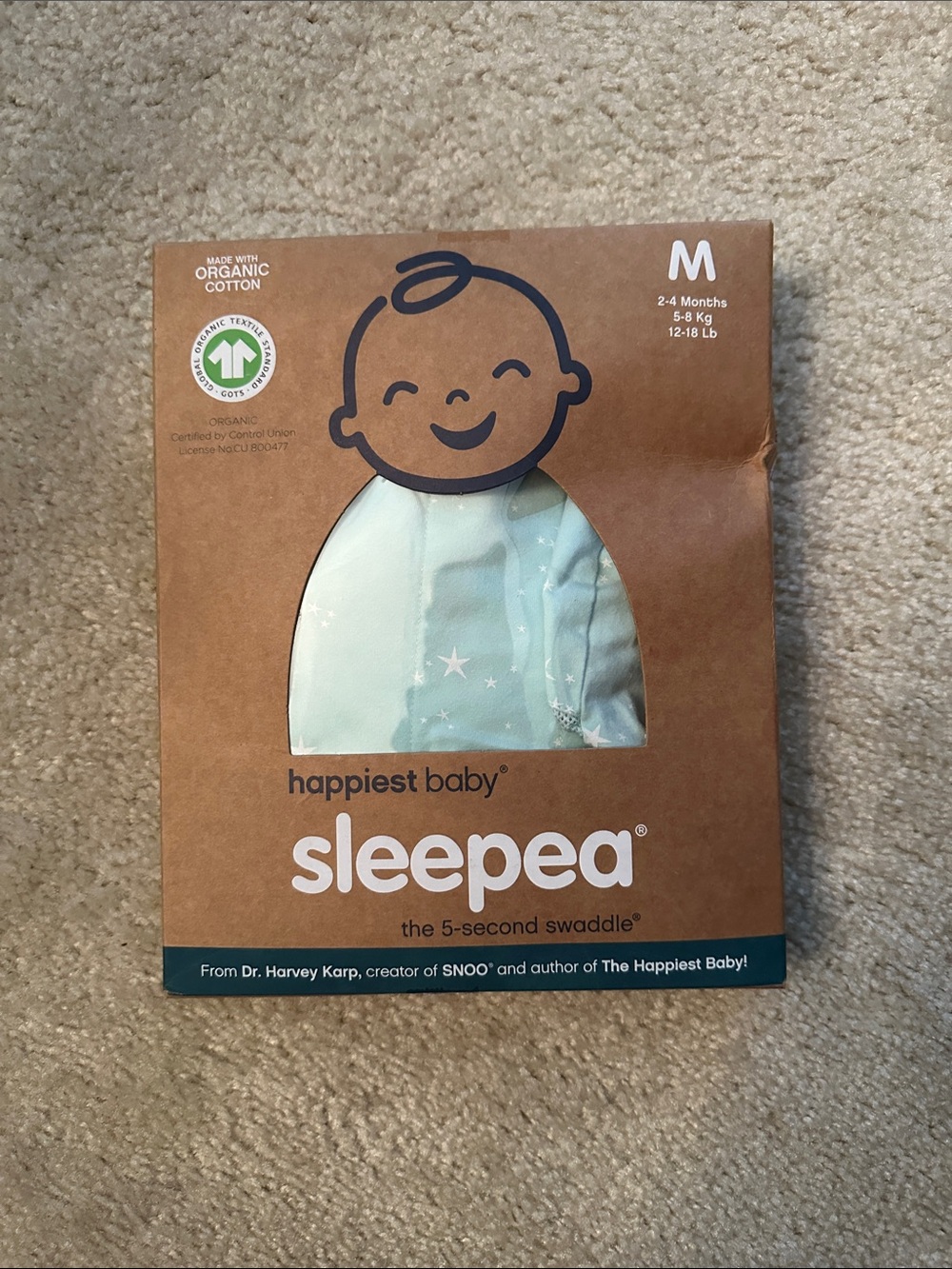The Happiest Baby Sleepea 5-Second Swaddle size M